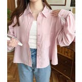 エステルスラブショート丈長袖シャツ | moment+ | 詳細画像30 