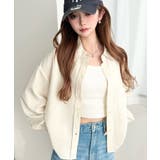 エステルスラブショート丈長袖シャツ | moment+ | 詳細画像5 