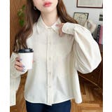 エステルスラブショート丈長袖シャツ | moment+ | 詳細画像8 