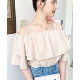 2WAYオフショルフリルブラウス | moment+ | 詳細画像10 