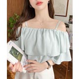 2WAYオフショルフリルブラウス | moment+ | 詳細画像15 