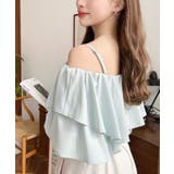 2WAYオフショルフリルブラウス | moment+ | 詳細画像16 