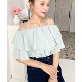 2WAYオフショルフリルブラウス | moment+ | 詳細画像18 