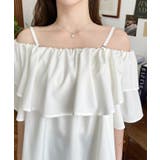 2WAYオフショルフリルブラウス | moment+ | 詳細画像6 