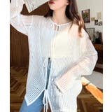 前後2WAYストライプメッシュショート丈(45cm)＆レギュラー丈(68cm)リ… | moment+ | 詳細画像19 