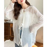 前後2WAYストライプメッシュショート丈(45cm)＆レギュラー丈(68cm)リ… | moment+ | 詳細画像22 