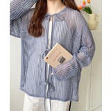 前後2WAYストライプメッシュショート丈(45cm)＆レギュラー丈(68cm)リ… | moment+ | 詳細画像27 