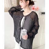 前後2WAYストライプメッシュショート丈(45cm)＆レギュラー丈(68cm)リ… | moment+ | 詳細画像35 