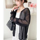 前後2WAYストライプメッシュショート丈(45cm)＆レギュラー丈(68cm)リ… | moment+ | 詳細画像37 