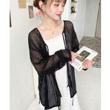 前後2WAYストライプメッシュショート丈(45cm)＆レギュラー丈(68cm)リ… | moment+ | 詳細画像38 