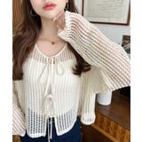 前後2WAYストライプメッシュショート丈(45cm)＆レギュラー丈(68cm)リ… | moment+ | 詳細画像8 