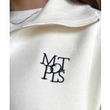 裏起毛ワンポイント刺繍ハーフジップスウェット | moment+ | 詳細画像8 