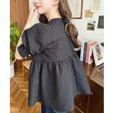 エンボスふくれフラワージャガード | moment+ | 詳細画像3 