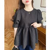 エンボスふくれフラワージャガード | moment+ | 詳細画像4 