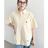 U.S.POLO ASSN.ワンポイント刺繍半袖オックスシャツ | moment+ | 詳細画像41 