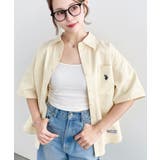 U.S.POLO ASSN.ワンポイント刺繍半袖オックスシャツ | moment+ | 詳細画像42 