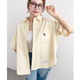 U.S.POLO ASSN.ワンポイント刺繍半袖オックスシャツ | moment+ | 詳細画像43 