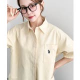 U.S.POLO ASSN.ワンポイント刺繍半袖オックスシャツ | moment+ | 詳細画像44 