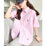 U.S.POLO ASSN.ワンポイント刺繍半袖オックスシャツ | moment+ | 詳細画像45 