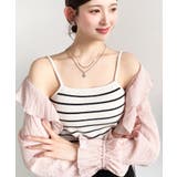 カップ付きテレコリブスクエアキャミソール | moment+ | 詳細画像27 