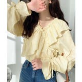 ドビーストライプマルチウェイオフショルクロスフリルショート丈ブラウス | moment+ | 詳細画像27 