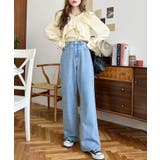 ドビーストライプマルチウェイオフショルクロスフリルショート丈ブラウス | moment+ | 詳細画像32 