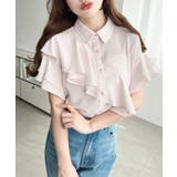 半袖フリルブラウス クレーププリーツ | moment+ | 詳細画像26 