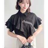 半袖フリルブラウス クレーププリーツ | moment+ | 詳細画像32 