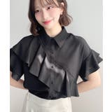 半袖フリルブラウス クレーププリーツ | moment+ | 詳細画像34 