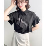 半袖フリルブラウス クレーププリーツ | moment+ | 詳細画像35 