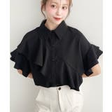 半袖フリルブラウス クレーププリーツ | moment+ | 詳細画像37 