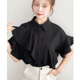 半袖フリルブラウス クレーププリーツ | moment+ | 詳細画像38 