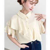 半袖フリルブラウス クレーププリーツ | moment+ | 詳細画像45 