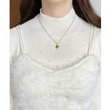 ロングフェザーWストラップニットビスチェ | moment+ | 詳細画像14 