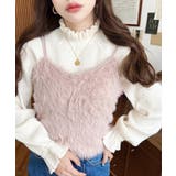 ロングフェザーWストラップニットビスチェ | moment+ | 詳細画像35 