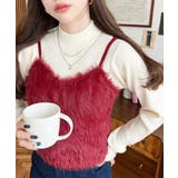 ロングフェザーWストラップニットビスチェ | moment+ | 詳細画像37 