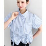 ＼ふんわりシルエットで優し気な印象に◎／バルーンスリーブ裾ドロスト半袖シャツ | moment+ | 詳細画像60 