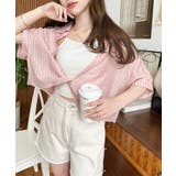 レーヨン混ストライプカシュクール半袖シャツ | moment+ | 詳細画像22