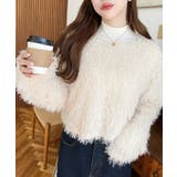 前後2WAYショート丈フリンジリボンカーディガン | moment+ | 詳細画像14 