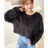 前後2WAYショート丈フリンジリボンカーディガン | moment+ | 詳細画像45 