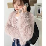 前後2WAYショート丈フリンジリボンカーディガン | moment+ | 詳細画像72 