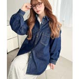 ライトオンスデニムWポケット長袖オーバーシャツ | moment+ | 詳細画像13