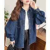 ライトオンスデニムWポケット長袖オーバーシャツ | moment+ | 詳細画像15