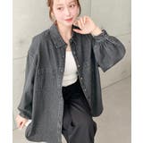 ライトオンスデニムWポケット長袖オーバーシャツ | moment+ | 詳細画像26