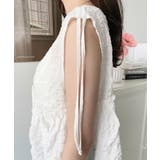 ポコポコチェックショルダーリボンペプラムベスト | moment+ | 詳細画像12