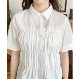 TCブロードシャーリングビスチェデザインブラウス | moment+ | 詳細画像11 