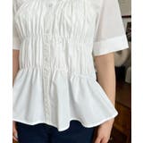 TCブロードシャーリングビスチェデザインブラウス | moment+ | 詳細画像13 