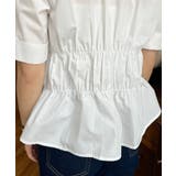 TCブロードシャーリングビスチェデザインブラウス | moment+ | 詳細画像15 