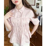 TCブロードシャーリングビスチェデザインブラウス | moment+ | 詳細画像17 