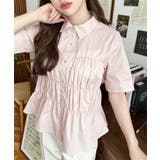 TCブロードシャーリングビスチェデザインブラウス | moment+ | 詳細画像19 